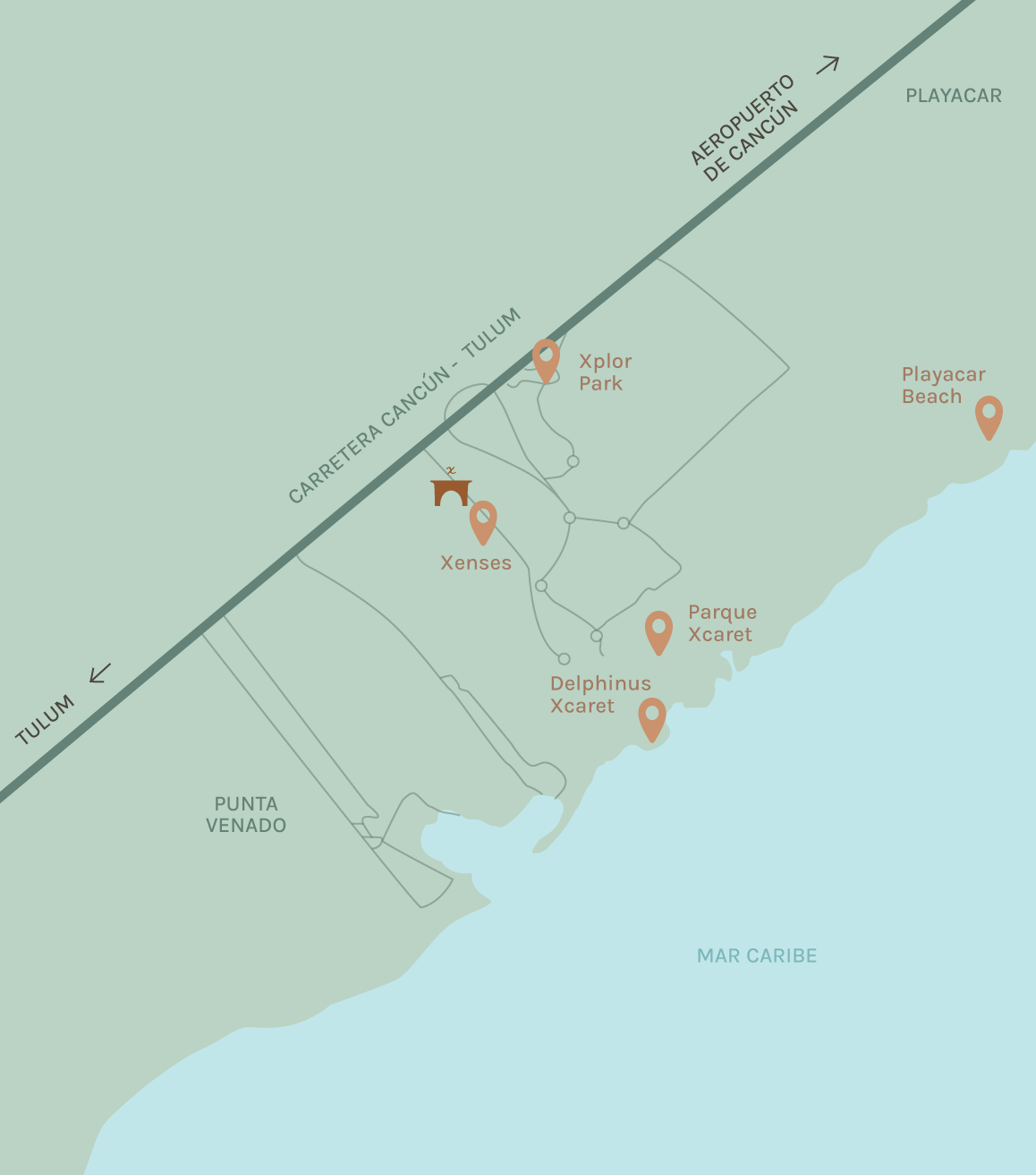Hacienda-Xcaret-mapa